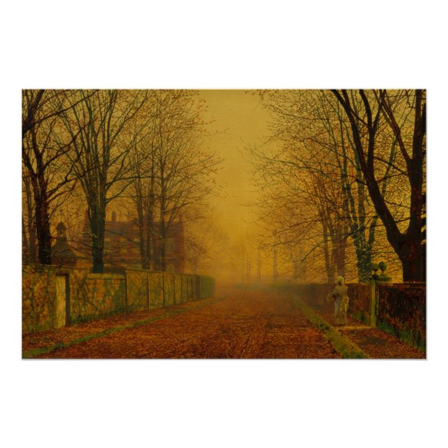 Atkinson Grimshaw Abend Glow CC0539 Poster (Vorderseite)