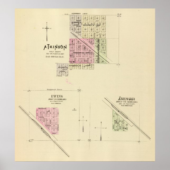 Atkinson, Nebraska Poster (Vorne)