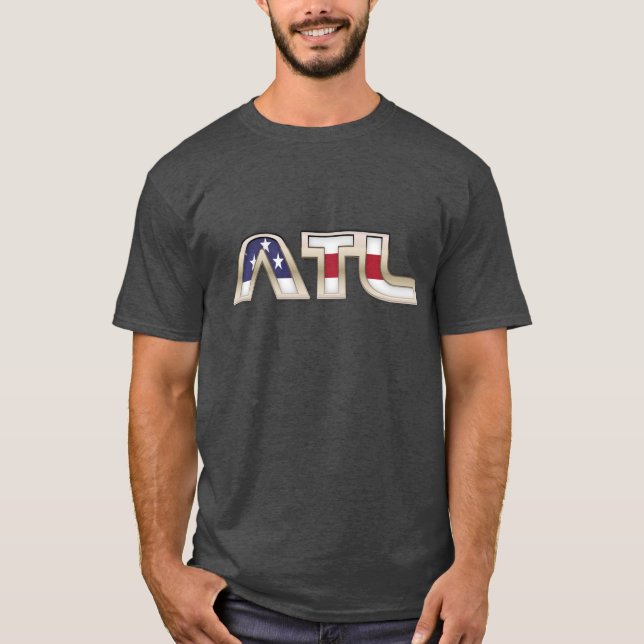 ATL American flagge T-Shirt (Vorderseite)