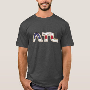 ATL Amerikanische Flagge T-Shirt