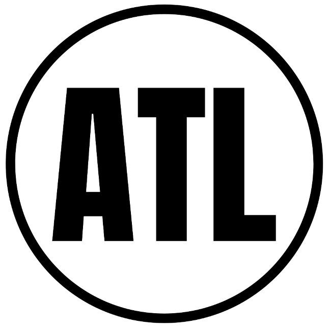ATL - Atlanta Classic Round Sticker (Von Creator hochgeladen)