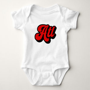 Atl Atlanta Cool GA Retro Vintages Geschenk Baby Strampler