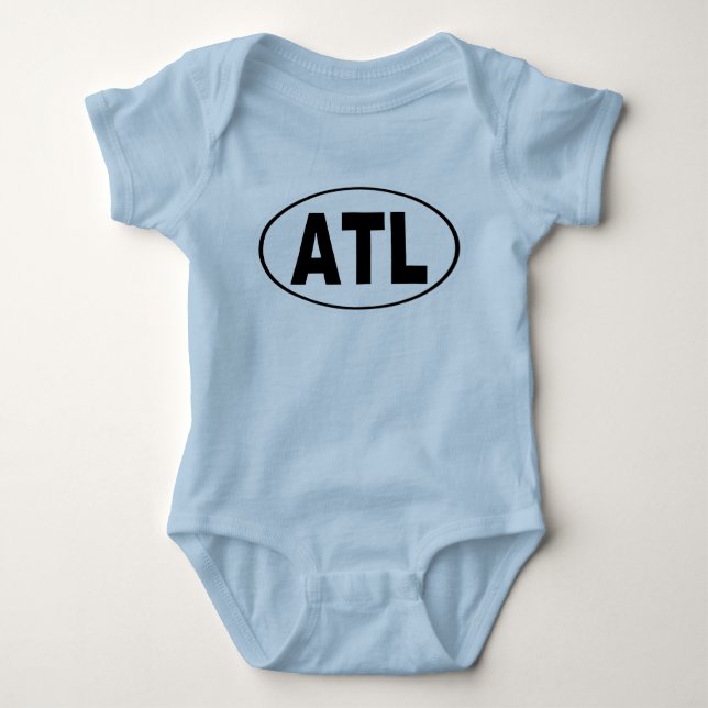 ATL Atlanta Georgia Baby Strampler (Vorderseite)