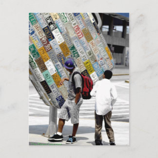 ATL Hartsfield Flughafentouristen Postkarte