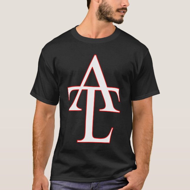 ATL schwarzes T-Shirt (Vorderseite)