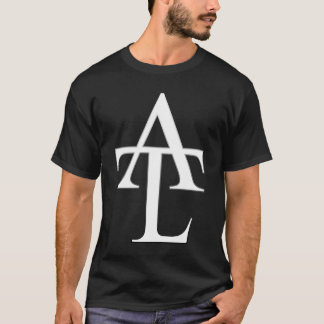 ATL weißes Logo-Schwarz-T-Shirt T-Shirt