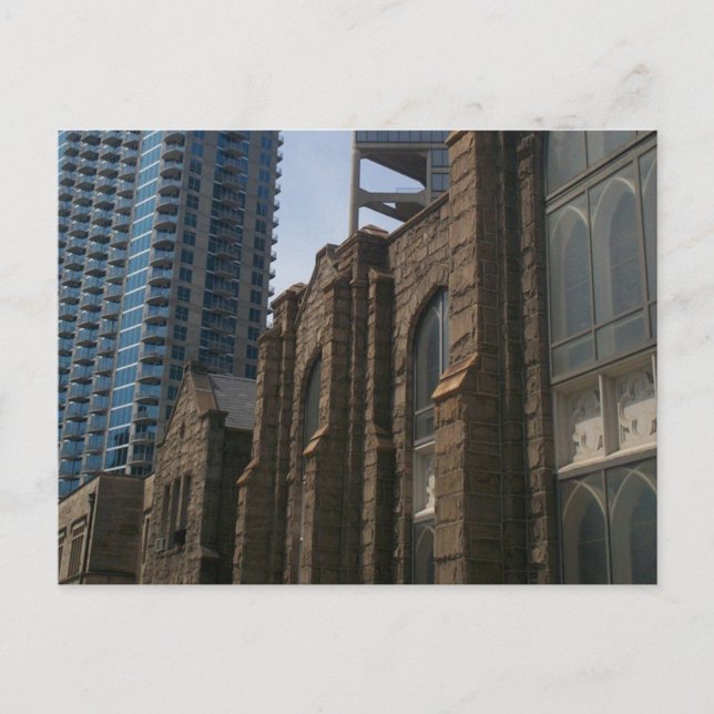 Atlanta alt gegen neues postkarte (Vorderseite)