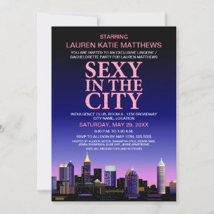 Atlanta Bachelorette Movie Poster Party Einladung