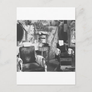 Atlanta Barber Shop, 1930er Postkarte