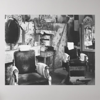 Atlanta Barber Shop: 1936 Poster