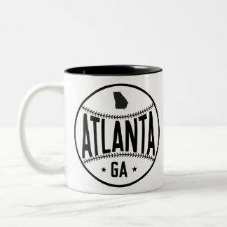 Atlanta Baseball Themed Zweifarbige Tasse