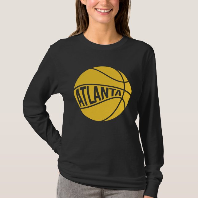 Atlanta Basketball Retro City Georgia State B Ball T-Shirt (Vorderseite)