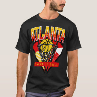 Atlanta Basketball-Rückmeldung der 90er Jahre T-Shirt
