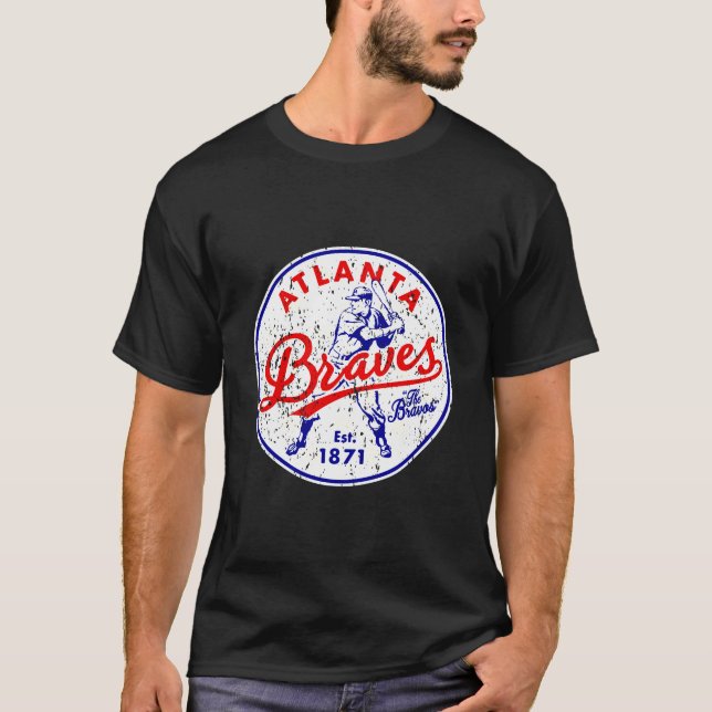 Atlanta Bravesss Baseball Vintag T-Shirt (Vorderseite)
