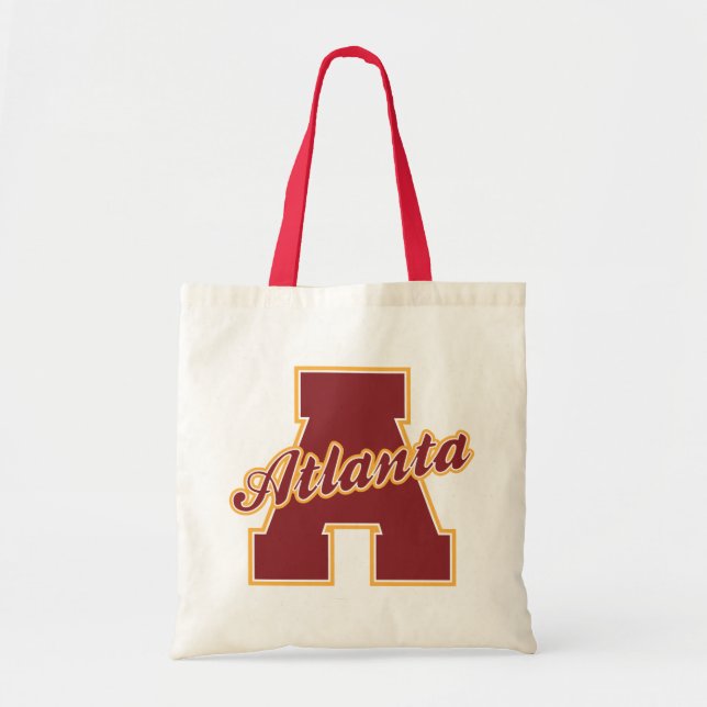 Atlanta-Buchstabe Tragetasche (Vorne)