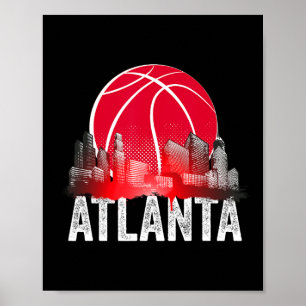 Atlanta Bysketbyll B-byll City Georgia Fan Pride Poster