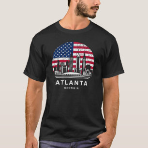 Atlanta City Georgia Flagge T-Shirt