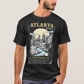 Atlanta City Georgia in der Empire City T-Shirt