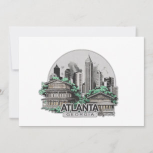 Atlanta City Georgia USA Einladung