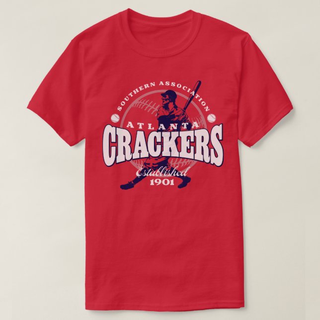 Atlanta Crackers Baseball T-Shirt (Design vorne)