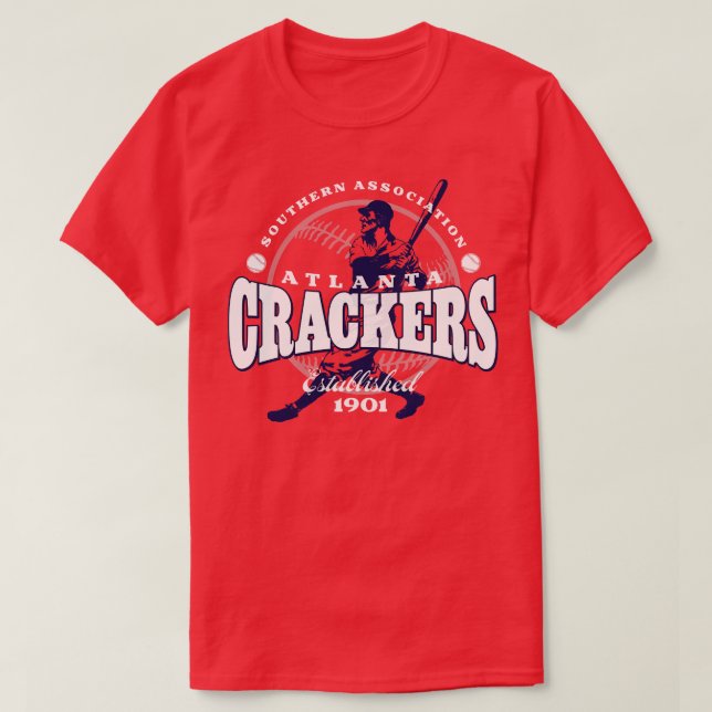 Atlanta Crackers Baseball T-Shirt (Design vorne)