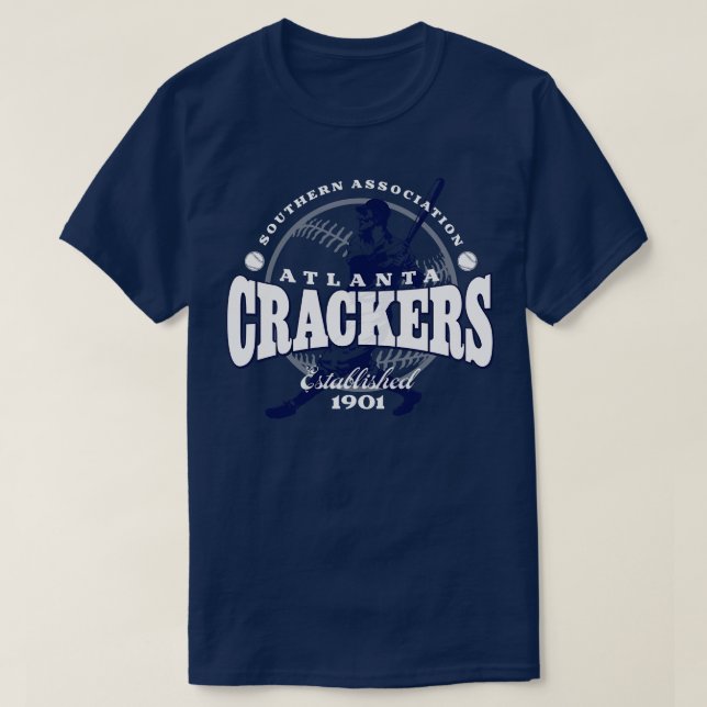 Atlanta Crackers Baseball T-Shirt (Design vorne)