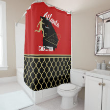 Atlanta Dark Red and Black Soccer