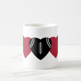 Atlanta Falcons Football Herzdesign Kaffeetasse