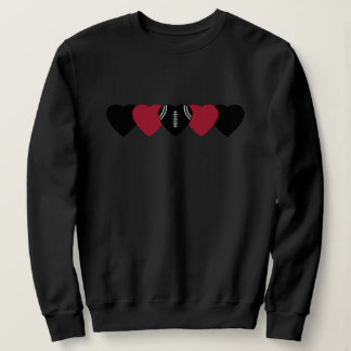 Atlanta Falcons Heart Football Sweatshirt