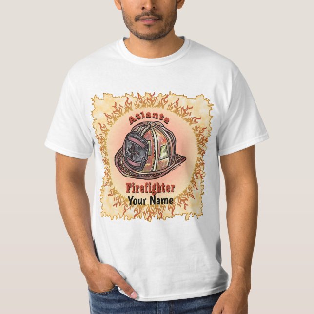 Atlanta Firefighter-T - Shirt (Vorderseite)