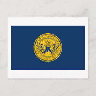Atlanta Flag Postkarte