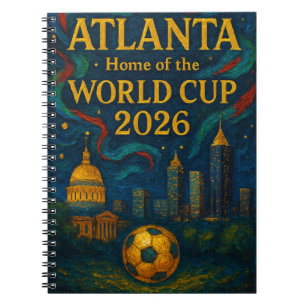Atlanta Football Elegante Kunstwerke 2026 Notizblock