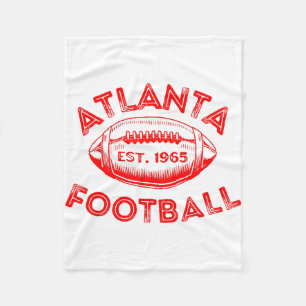 Atlanta Football im Vintage-Stil  Fleecedecke