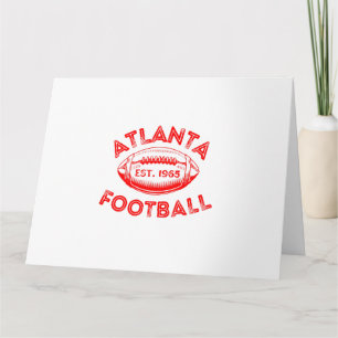 Atlanta Football im Vintage-Stil  Karte