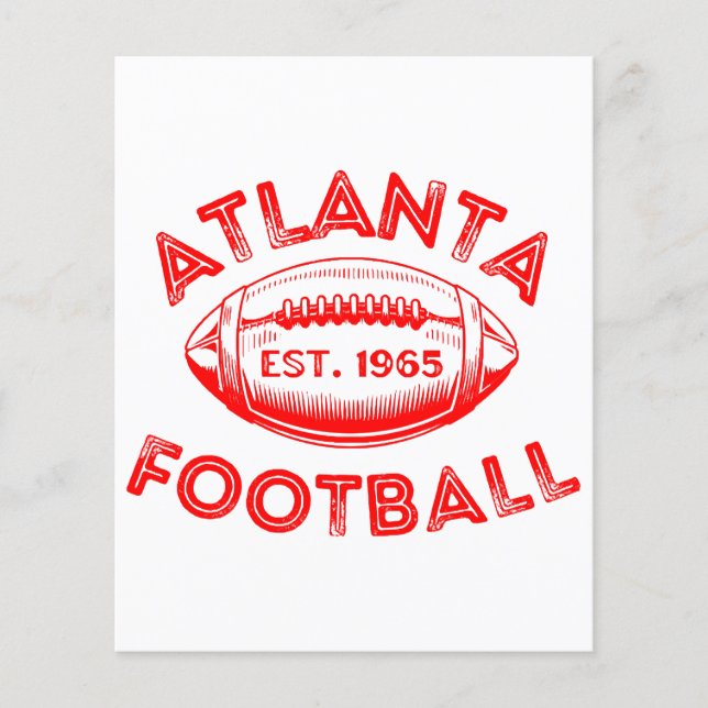 Atlanta Football Vintag Style (Vorderseite)