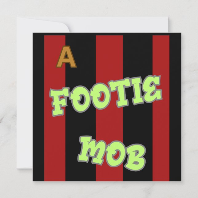 Atlanta Footie Mob United MLS Fans Einladung (Vorderseite)