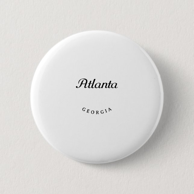 Atlanta GA Button (Vorderseite)