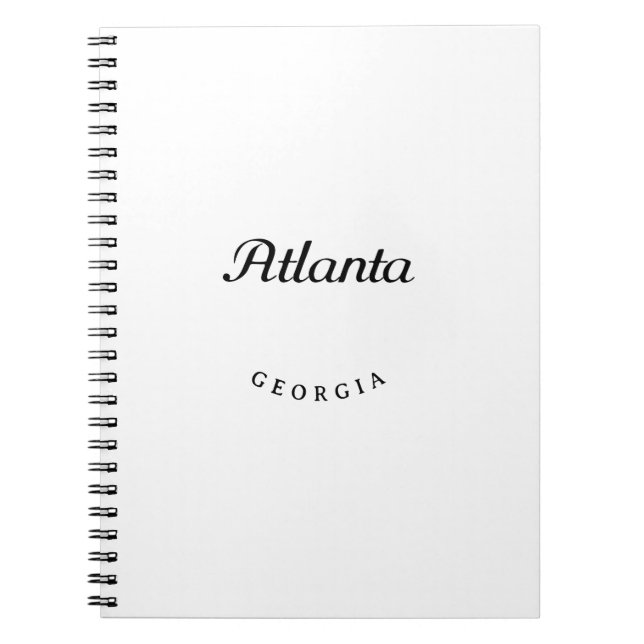 Atlanta GA Notizblock (Vorderseite)