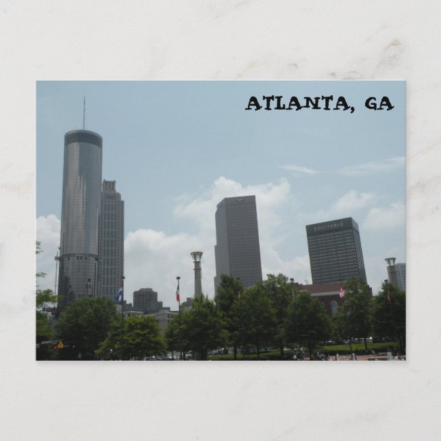 Atlanta, GA Postcard Postkarte (Vorderseite)