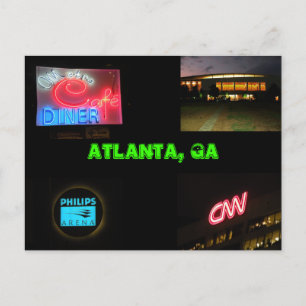 Atlanta, GA Postcard Postkarte