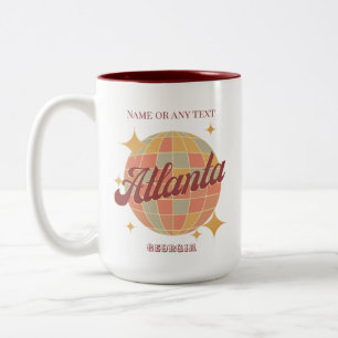 Atlanta Georgia City Cup Geschenk Souvenir Zweifarbige Tasse