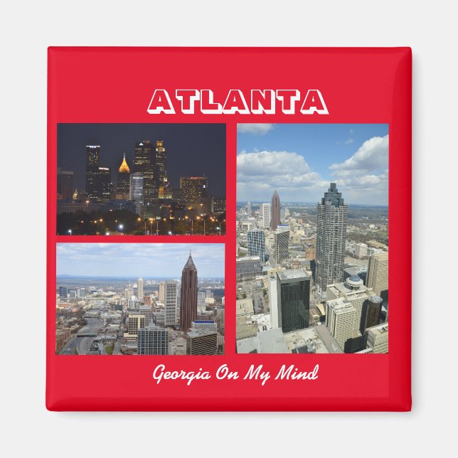 Atlanta, Georgia City Magnet (Vorne)