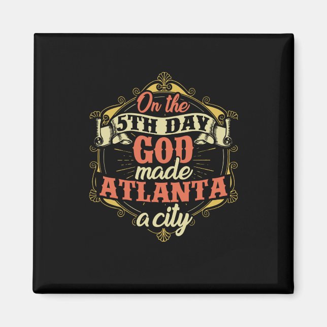 Atlanta Georgia City Magnet (Vorne)