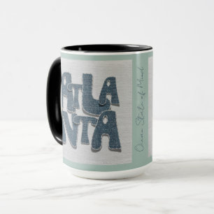 Atlanta Georgia Denim Tasse