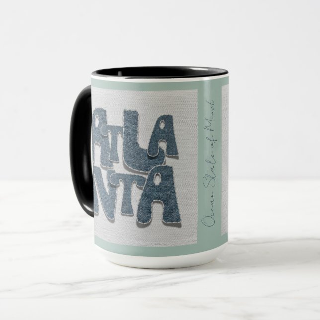 Atlanta Georgia Denim Tasse  (Vorderseite Links)