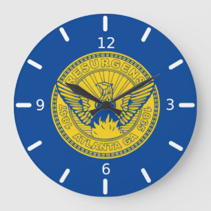 Atlanta (Georgia)-Flagge Große Uhr