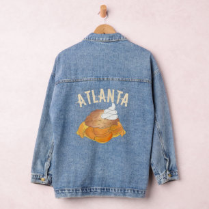 Atlanta Georgia GA Peach Cobbler Southern Dessert Jeansjacke