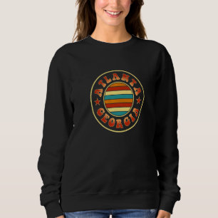 Atlanta Georgia Heimat Ga Zuhause Staat Atlantan R Sweatshirt