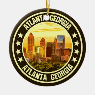 Atlanta Georgia Keramik Ornament