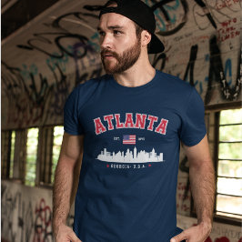 Atlanta Georgia Modern Skyline T-Shirt